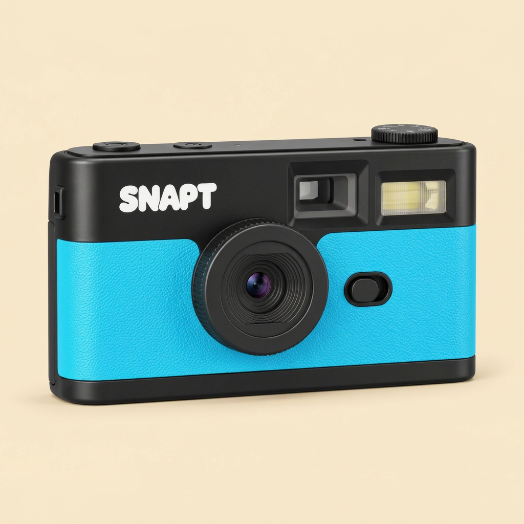 SNAPT™ Screen-Free Digital Camera – Retro Film Look | 6 Colours
