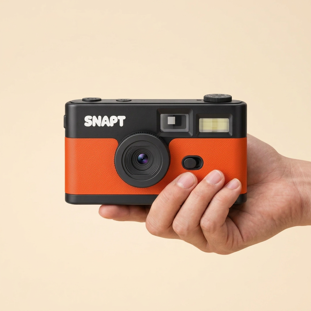 SNAPT™ Screen-Free Digital Camera – Retro Film Look | 6 Colours