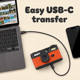SNAPT™ Screen-Free Digital Camera – Retro Film Look | 6 Colours